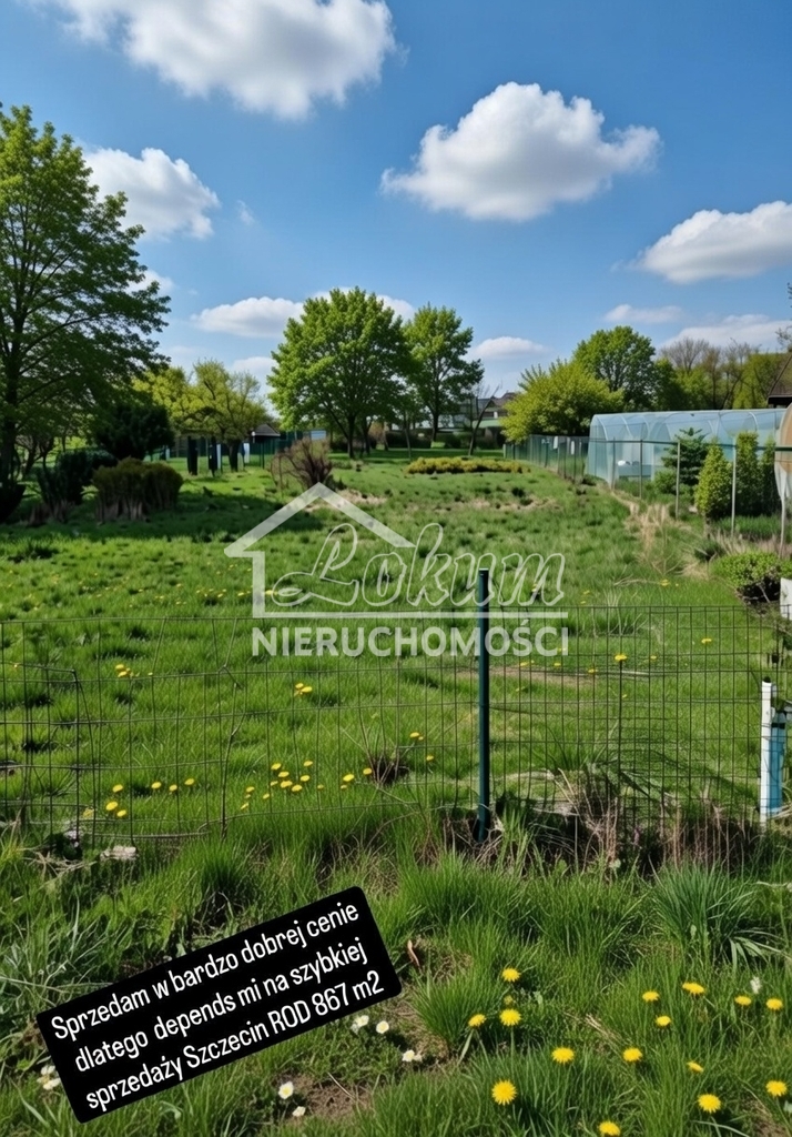 Działka rekreacyjna 867&nbsp;m², Szczecin - zdjęcie 2