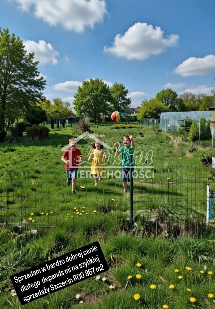 Działka rekreacyjna 867&nbsp;m², Szczecin - zdjęcie 1