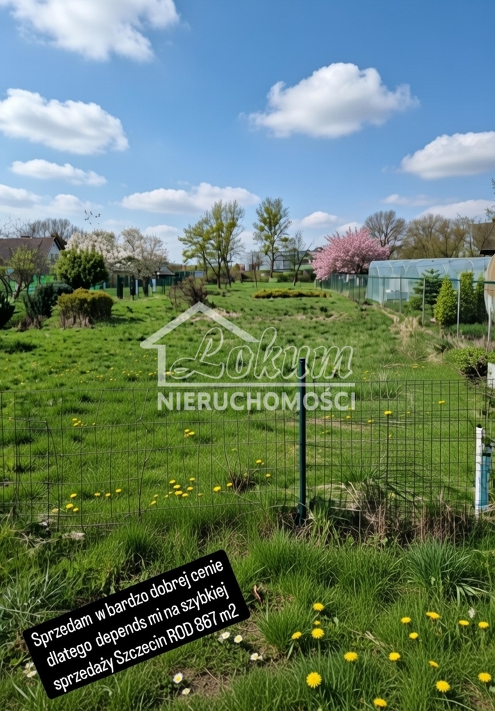 Działka rekreacyjna 867&nbsp;m², Szczecin - zdjęcie 3