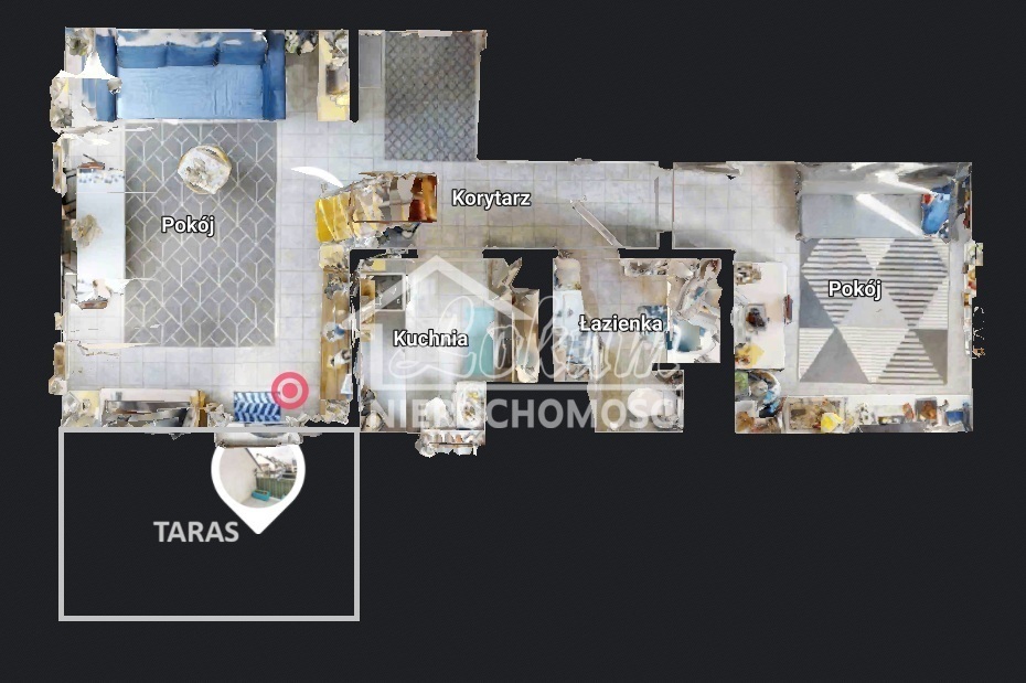 Mieszkanie 44,57&nbsp;m², Warzymice, Irysowa - zdjęcie 2