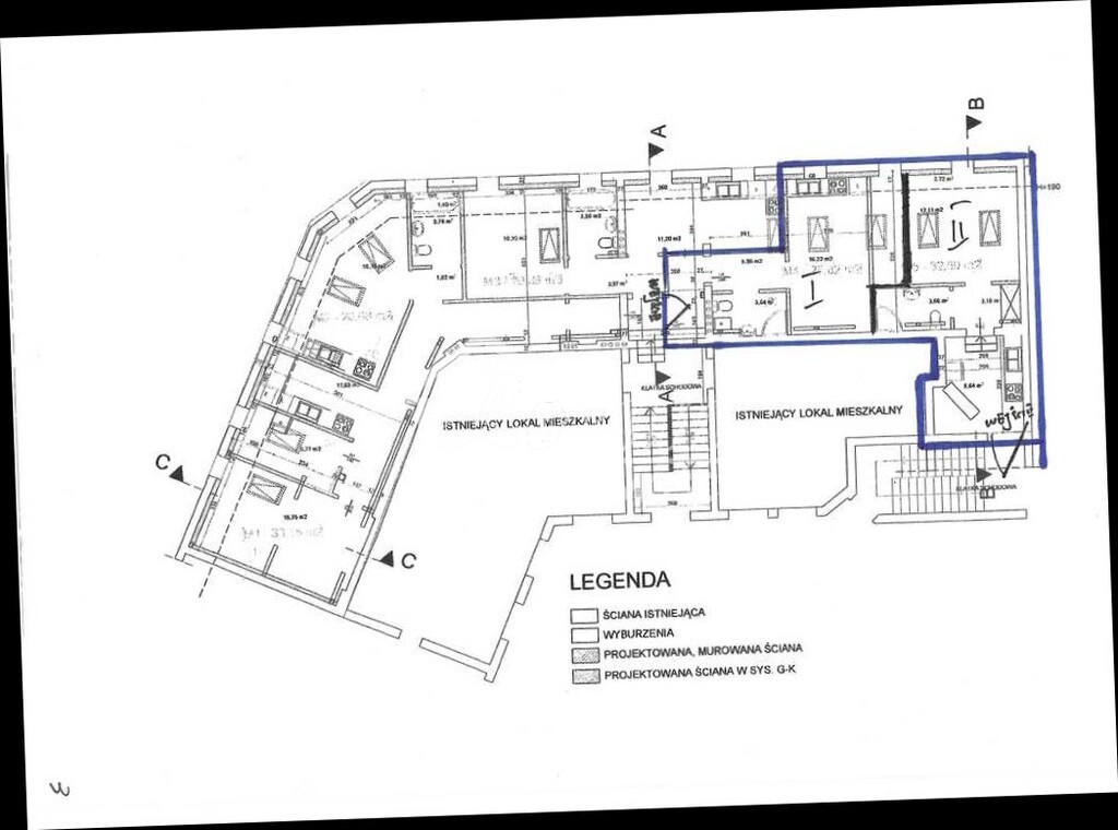 Mieszkanie 52,64&nbsp;m², Szczecin, Centrum, Mazurska - zdjęcie 3