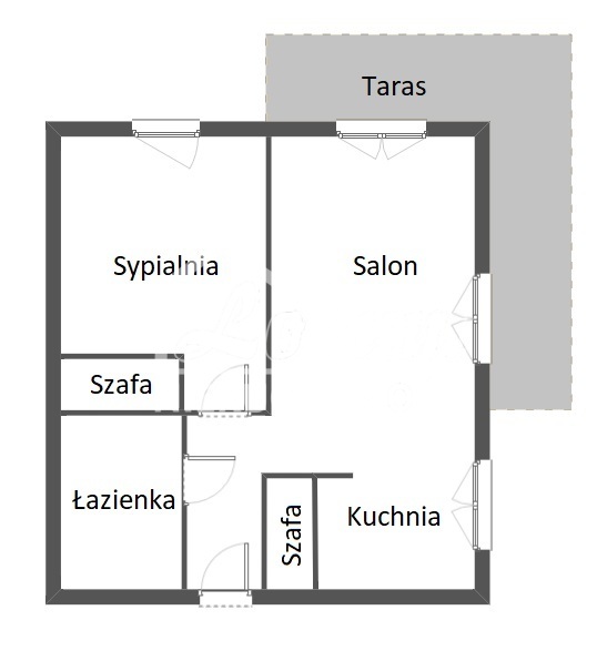 Mieszkanie 44,9&nbsp;m², Szczecin - zdjęcie 11