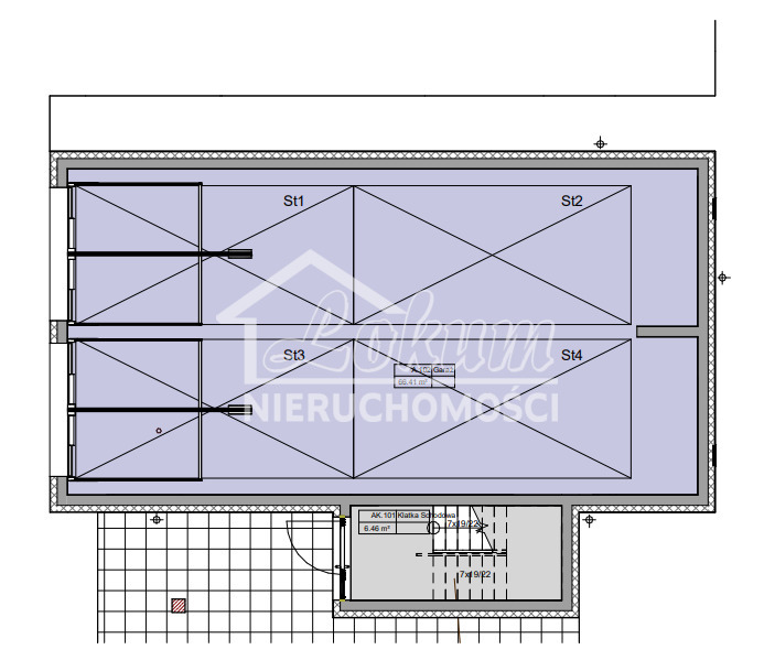 Mieszkanie 65,26&nbsp;m², Police, Grunwaldzka - zdjęcie 8