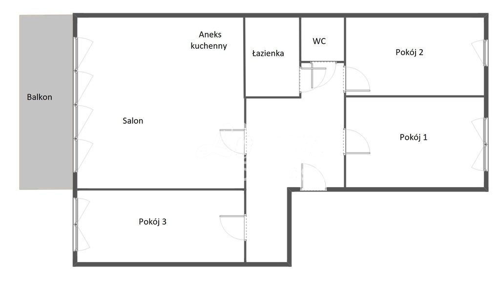 Mieszkanie 63,6&nbsp;m², Szczecin - zdjęcie 10