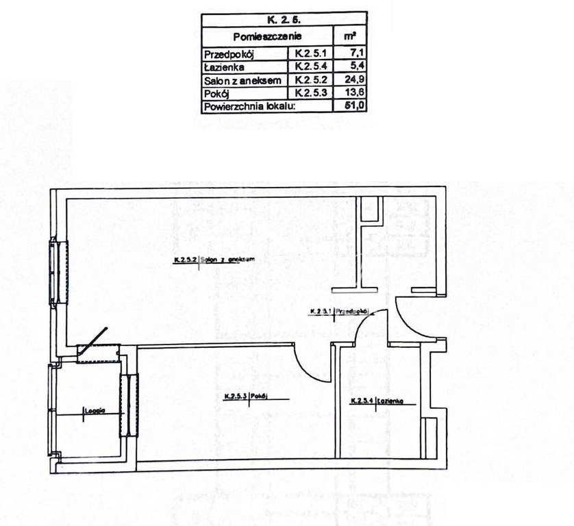 Mieszkanie 51&nbsp;m², Szczecin, Barbakan - zdjęcie 12
