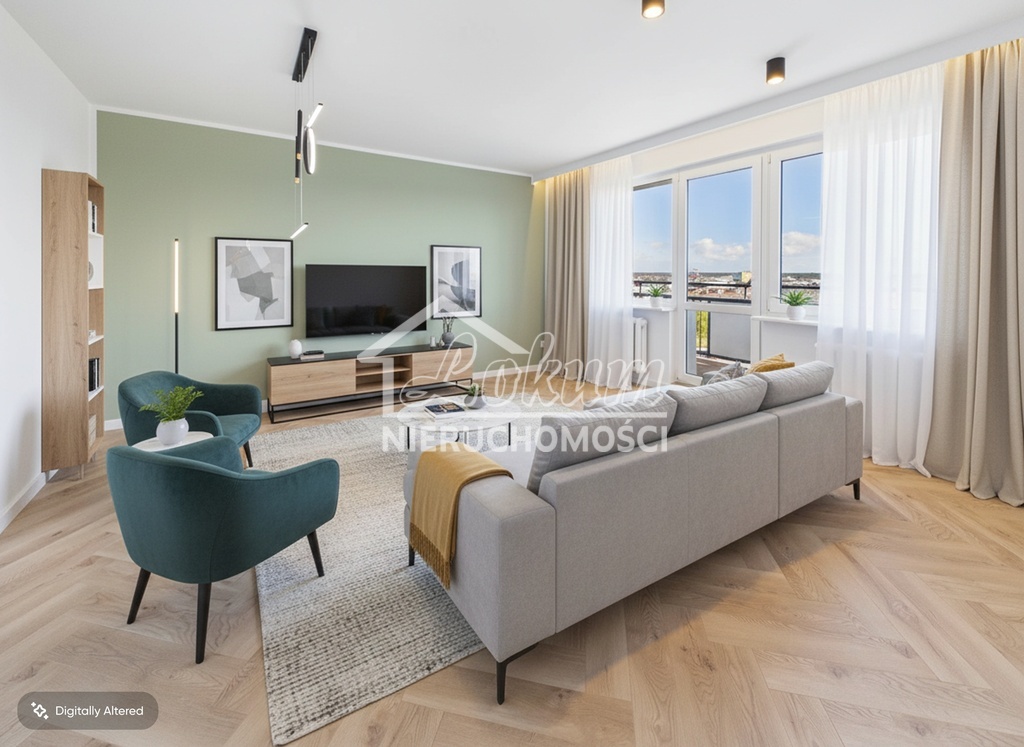 Mieszkanie 49,4&nbsp;m², Szczecin, Słoneczne, Lucjana Rydla - zdjęcie 1