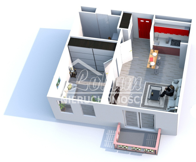 Mieszkanie 41,73&nbsp;m², Szczecin, Warszewo, Belgijska - zdjęcie 13