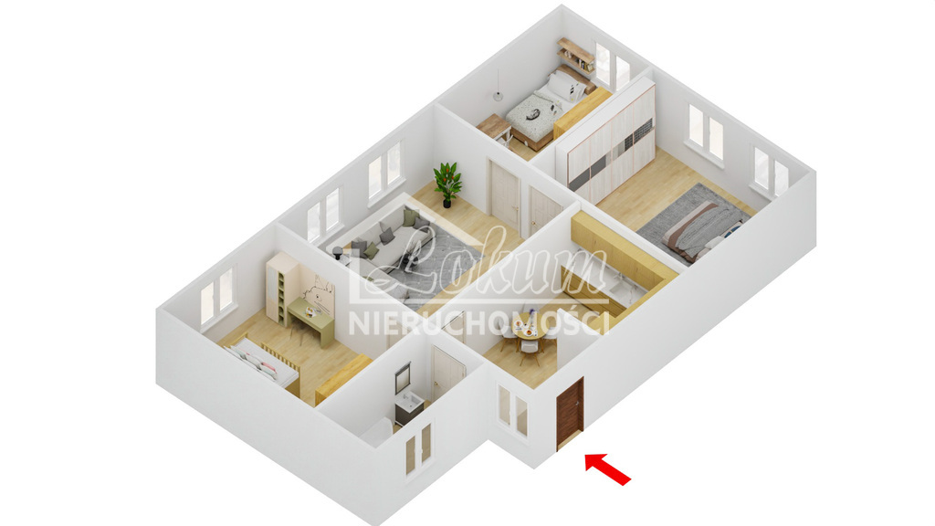 Mieszkanie 87,89&nbsp;m², Chociwel, Armii Krajowej - zdjęcie 5