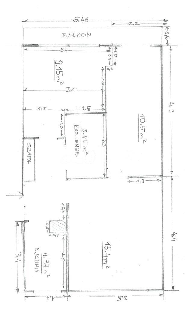 Mieszkanie 49,6&nbsp;m², Szczecin, Śródmieście, Bolesława Krzywoustego - zdjęcie 4