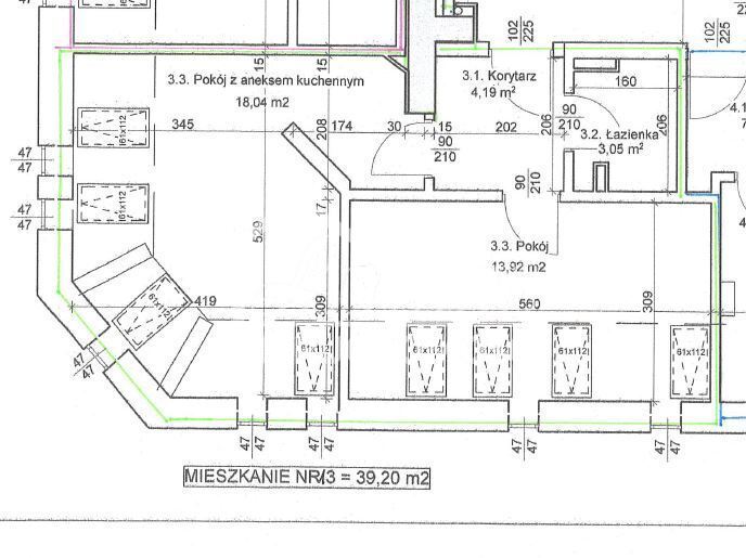 Mieszkanie 39,2&nbsp;m², Szczecin - zdjęcie 1