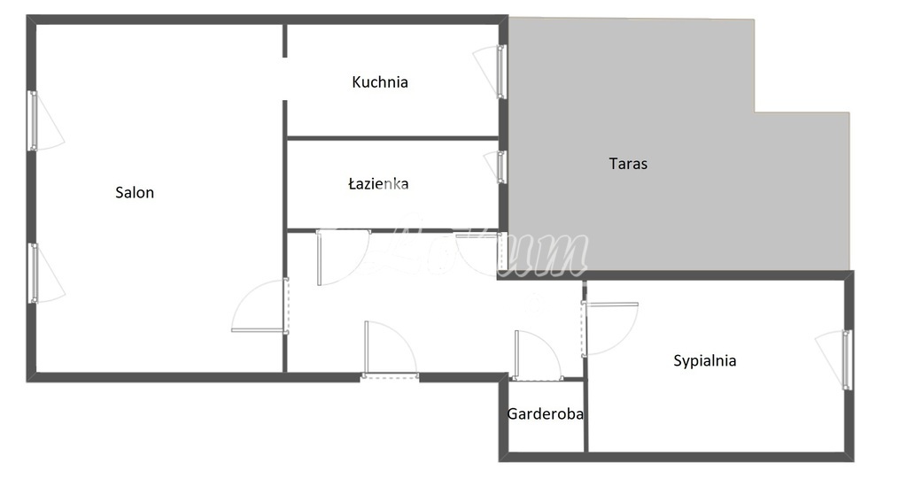 Mieszkanie 54,23&nbsp;m², Szczecin - zdjęcie 10