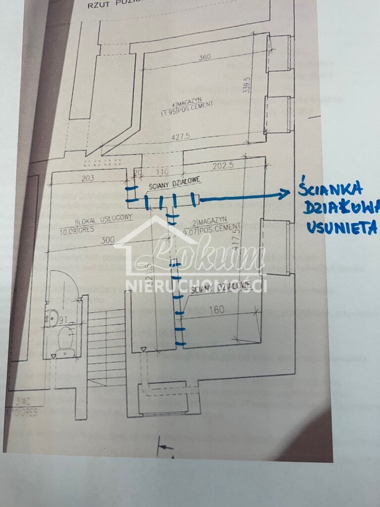 Lokal usługowy na sprzedaż, 39,9&nbsp;m², Szczecin, Śródmieście, Bolesława Śmiałego - zdjęcie 2