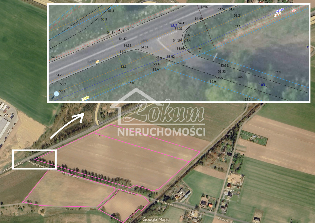 Działka inwestycyjna 12,63&nbsp;ha, Wojcieszyn - zdjęcie 5