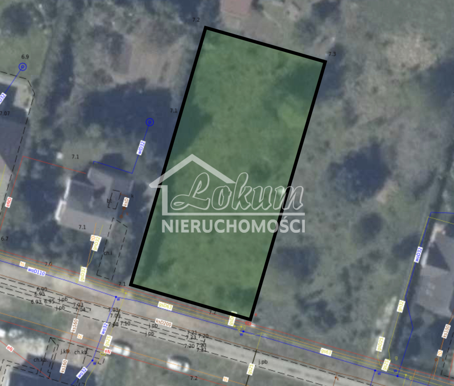 Działka budowlana 1356&nbsp;m², Rurzyca - zdjęcie 5