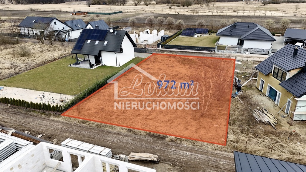 Działka budowlana 972&nbsp;m², Dobra - zdjęcie 1
