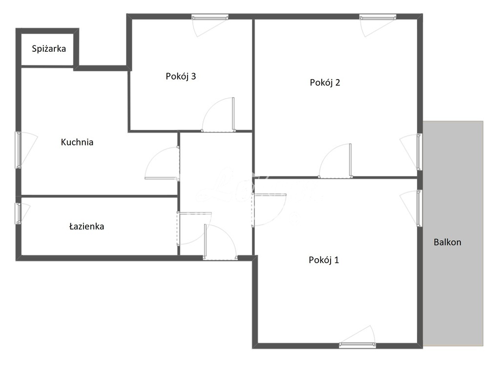 Mieszkanie 70,09&nbsp;m², Szczecin, Zdroje, Cedrowa - zdjęcie 11