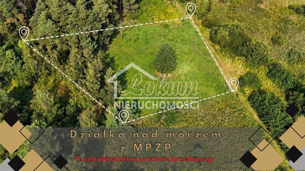 Działka budowlana 1817 m², Międzywodzie - zdjęcie 1