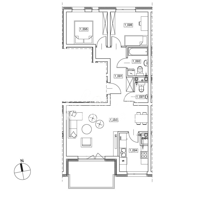 Mieszkanie 65,32 m², Szczecin, Żelechowa, Maksymiliana Golisza - zdjęcie 2