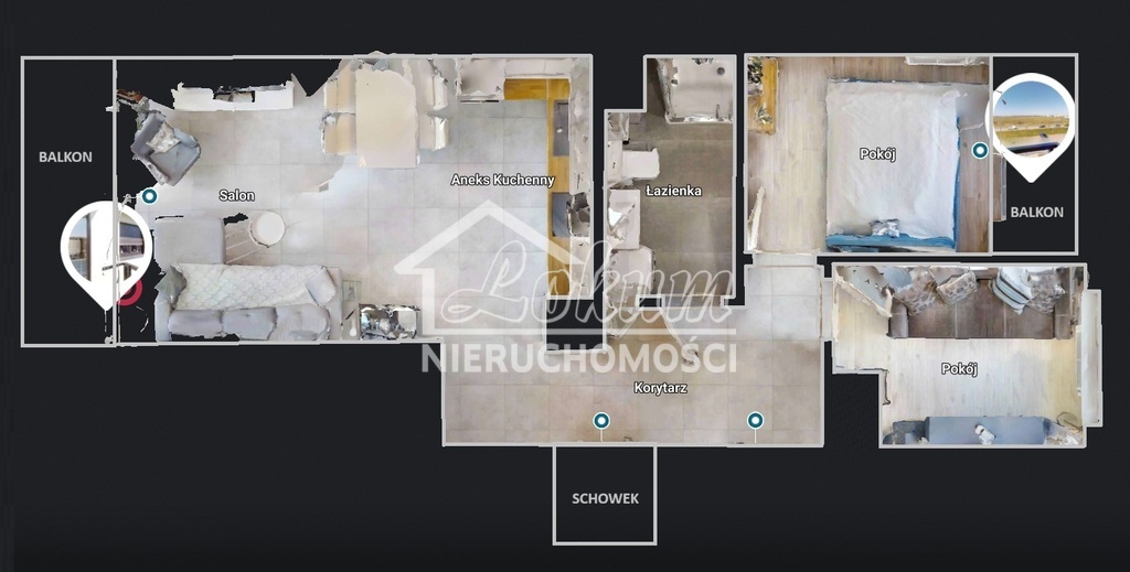 Mieszkanie 61,69&nbsp;m², Słupsk, Wojciecha Korfantego - zdjęcie 2