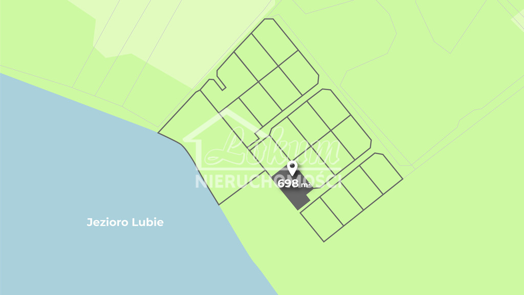 Działka budowlana 698&nbsp;m², Lubieszewo - zdjęcie 3