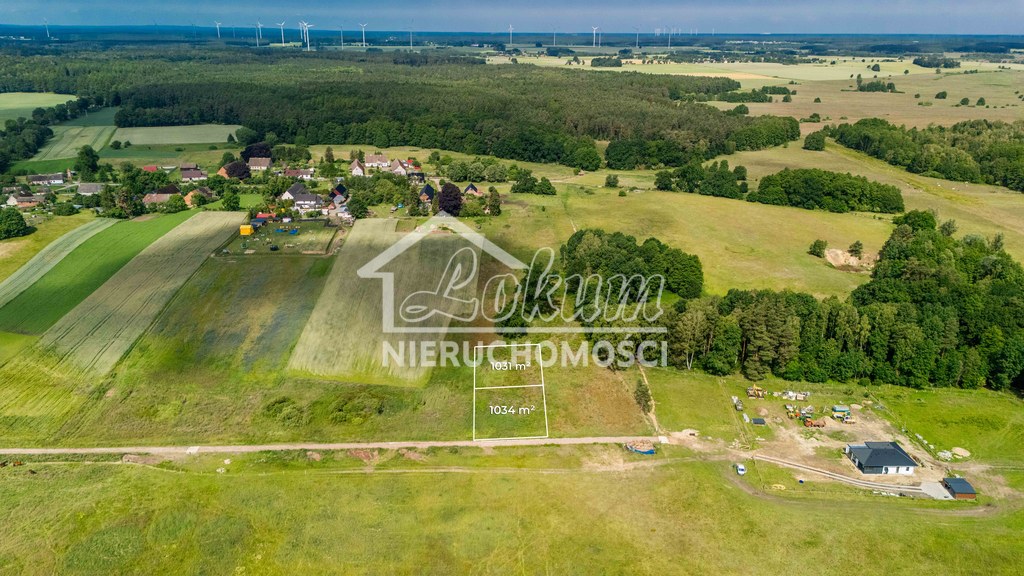Działka budowlana 1031&nbsp;m², Wilczkowo - zdjęcie 2