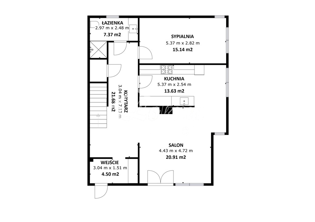 Mieszkanie 119,88&nbsp;m², Szczecin, Gumieńce, Polskich Marynarzy - zdjęcie 5
