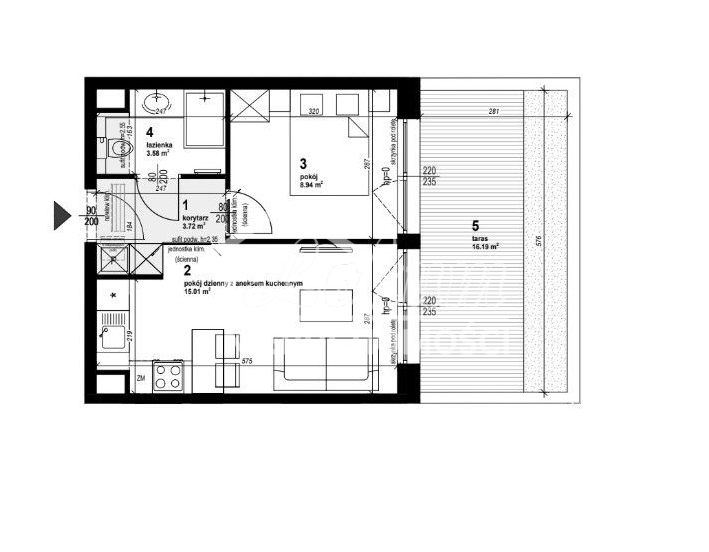 Mieszkanie 31,25&nbsp;m², Gąski - zdjęcie 11