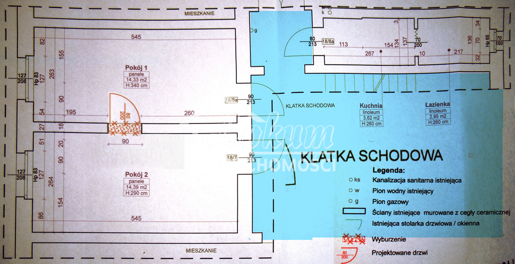Mieszkanie 36,14&nbsp;m², Szczecin, Centrum, Mazurska - zdjęcie 2