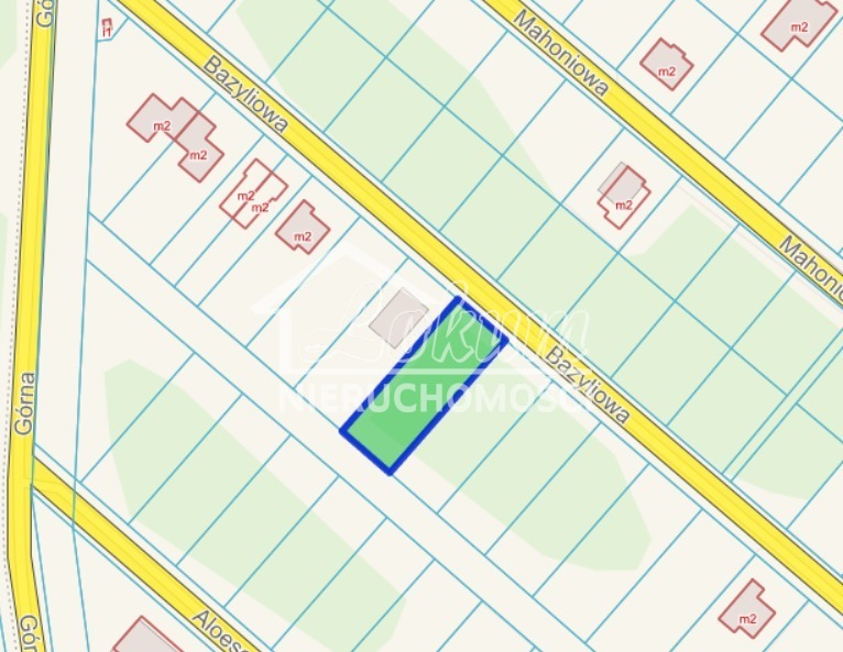 Działka budowlana 903&nbsp;m², Bezrzecze, Bazyliowa - zdjęcie 1