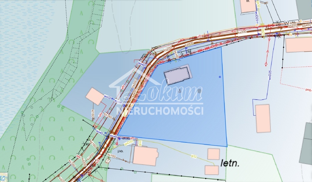 Działka budowlana 2172&nbsp;m², Wrzosowo - zdjęcie 1