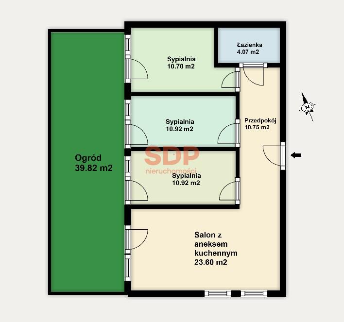 Mieszkanie 70 m², Wrocław, Fabryczna, Rędzińska - zdjęcie 6