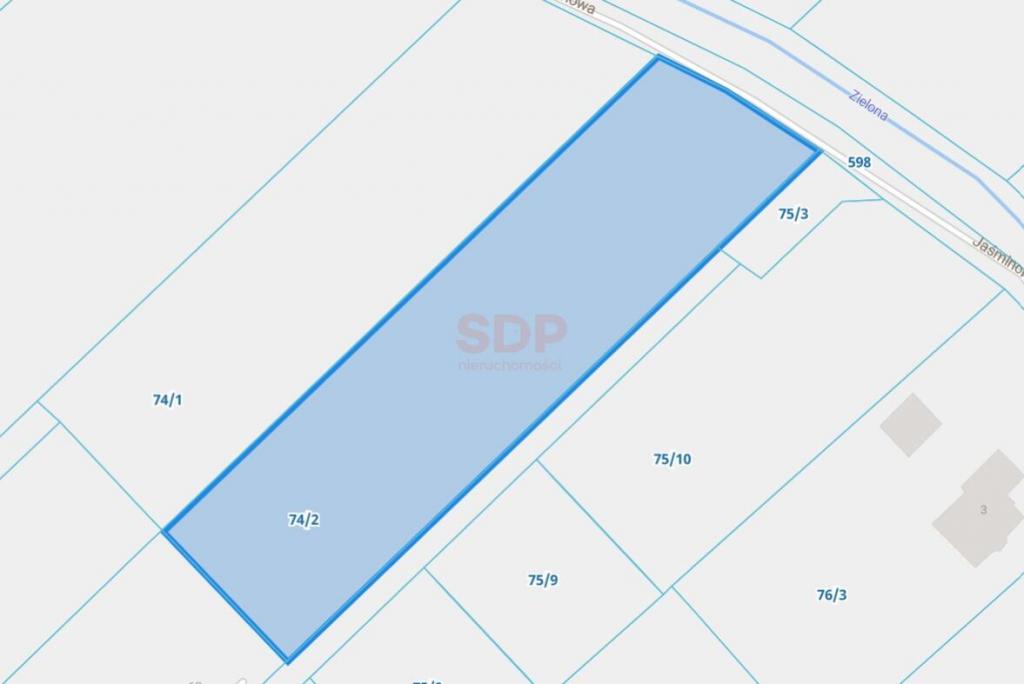 Działka budowlana 4192 m², Siechnice, Jaśminowa - zdjęcie 2