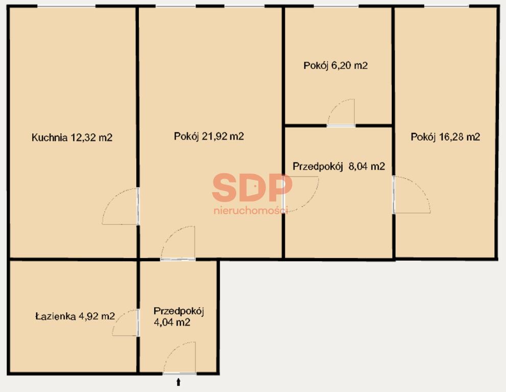 Mieszkanie 73&nbsp;m², Wrocław, Śródmieście, Podwale - zdjęcie 5