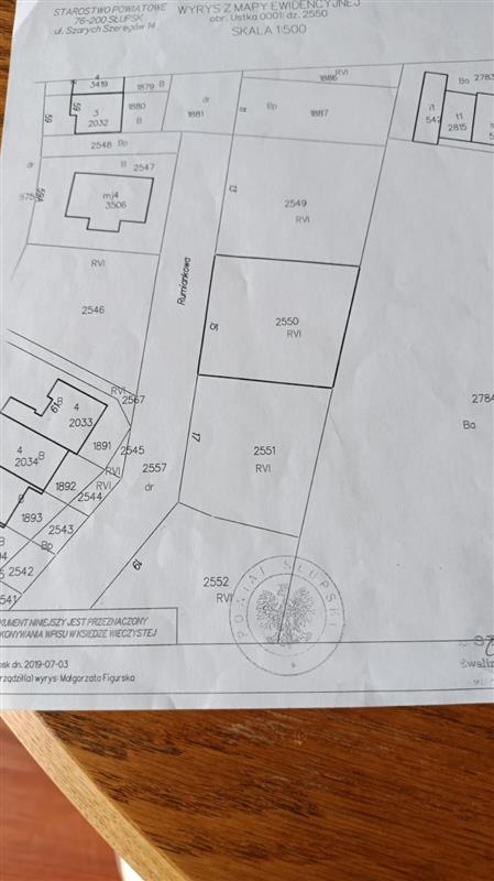 Działka budowlana 571&nbsp;m², Ustka, Rumiankowa - zdjęcie 1
