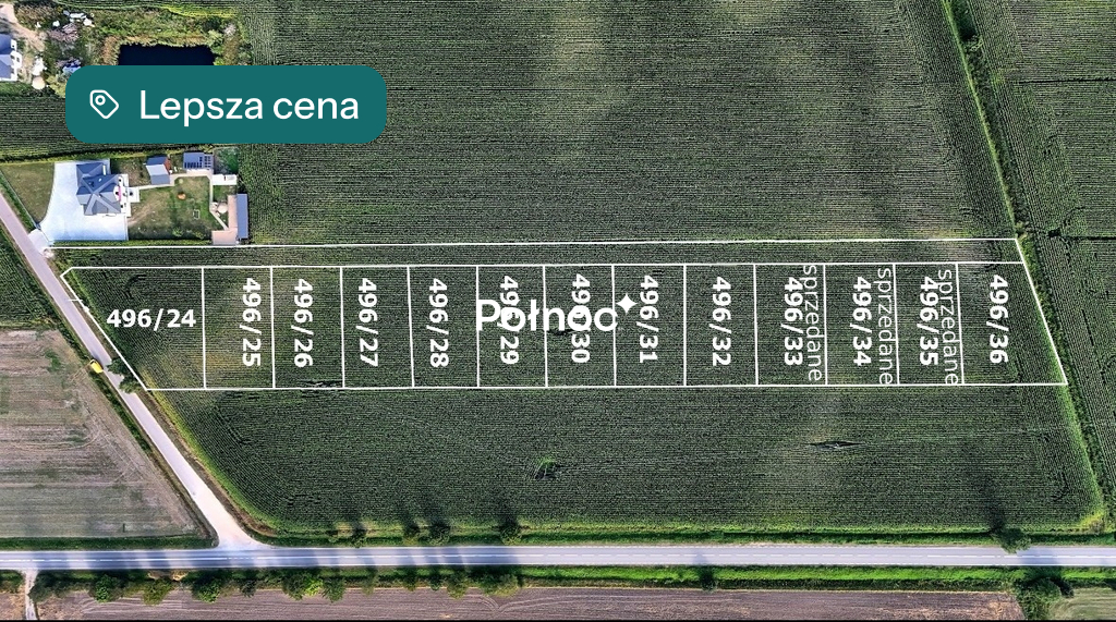 Działka budowlana 1031&nbsp;m², Brańsk, Myśliwska - zdjęcie 1