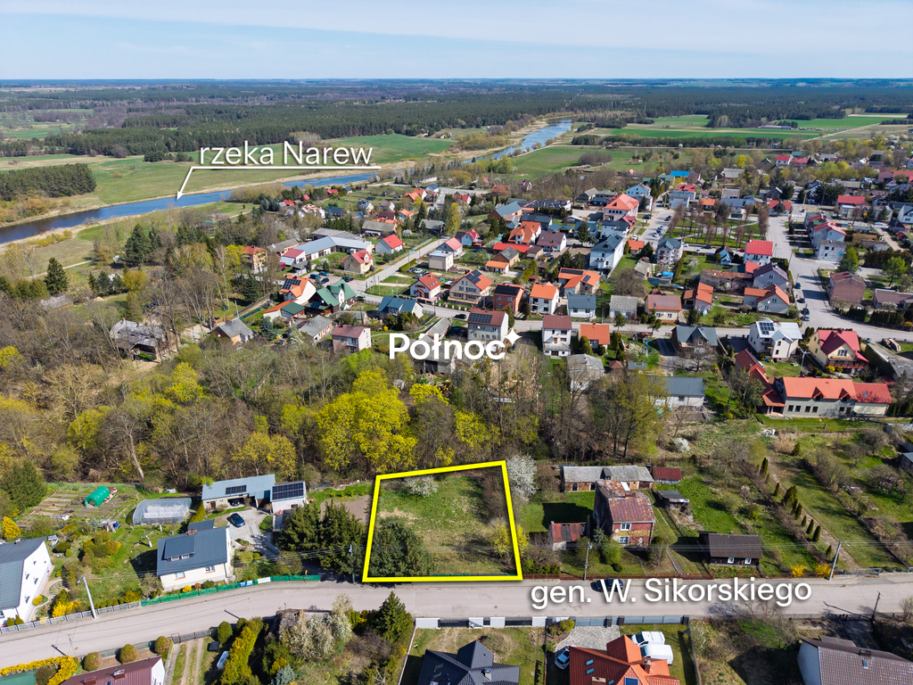 Działka budowlana 1021&nbsp;m², Nowogród - zdjęcie 2