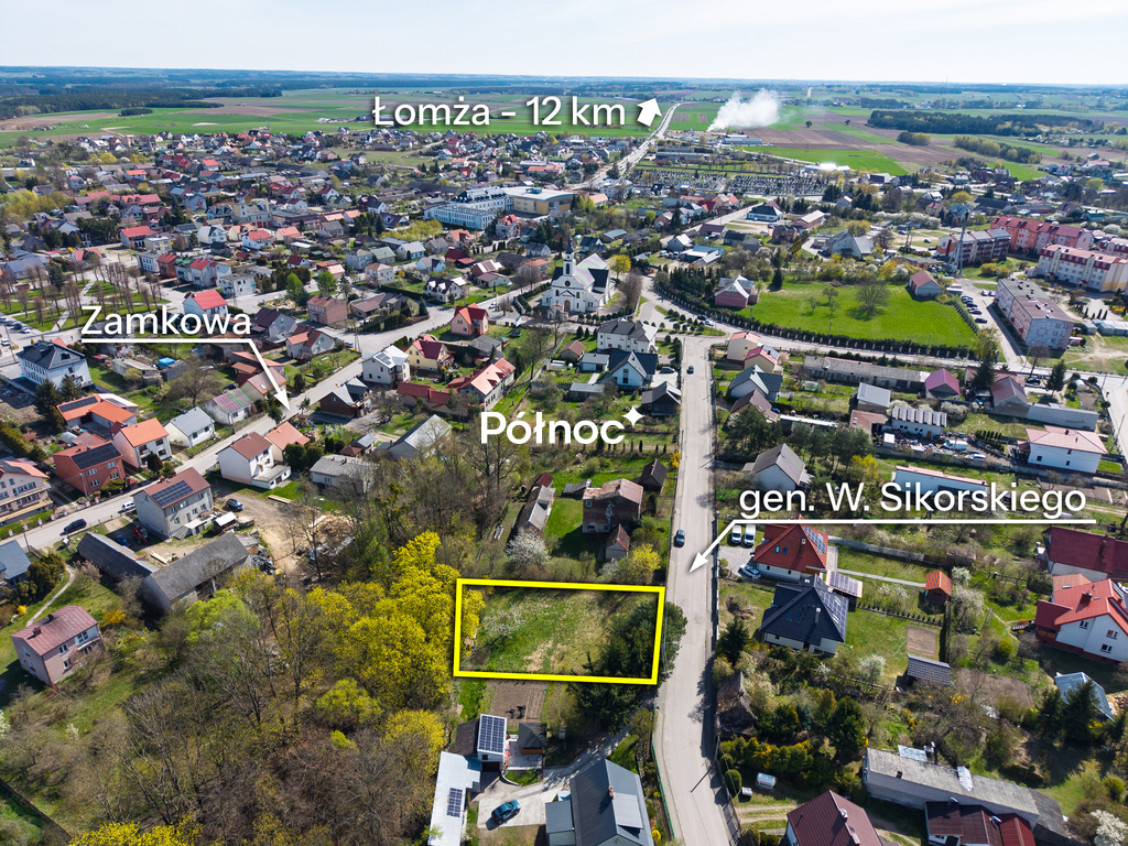 Działka budowlana 1021&nbsp;m², Nowogród - zdjęcie 5