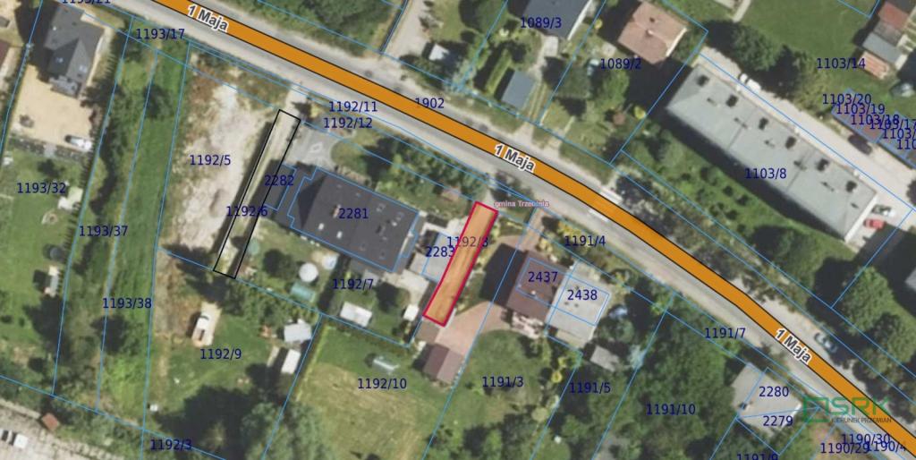 Działka inwestycyjna 107&nbsp;m², Trzebinia, 1 Maja - zdjęcie 1