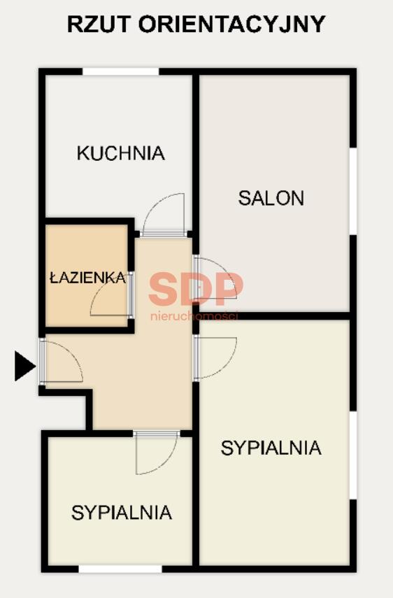 Mieszkanie 64&nbsp;m², Wrocław, Stare Miasto, Tęczowa - zdjęcie 14