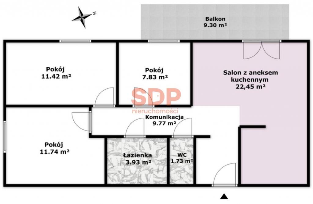 Mieszkanie 69 m², Wrocław, Główna - zdjęcie 2