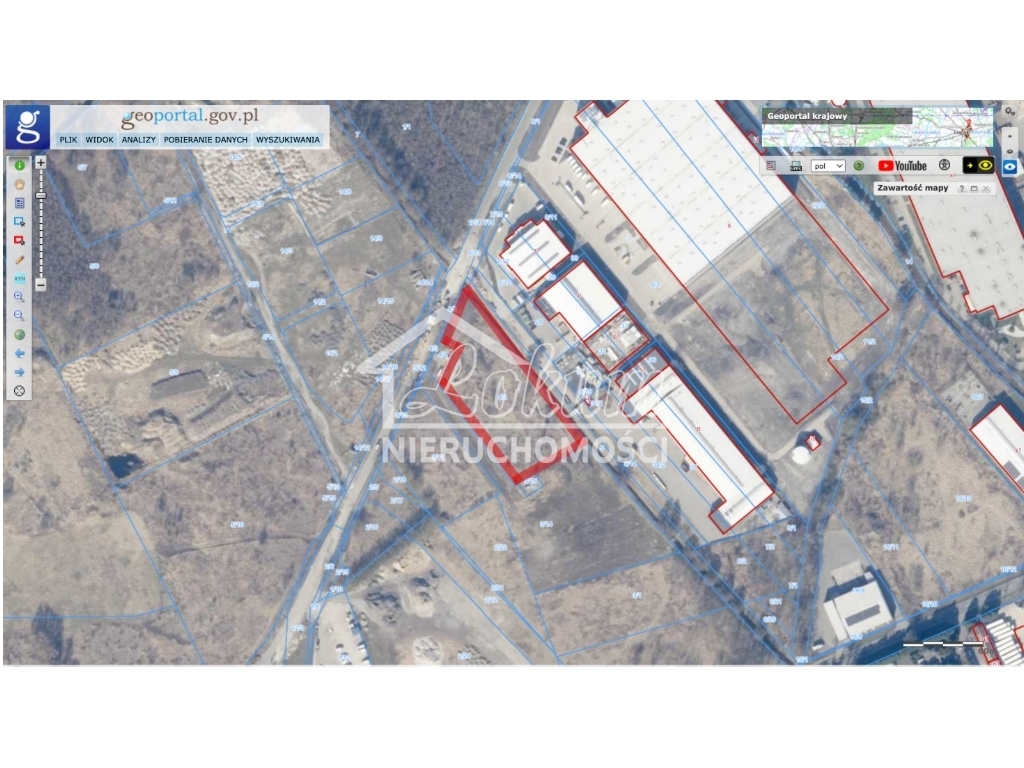 Działka inwestycyjna 7246&nbsp;m², Szczecin, Dąbie, Lubczyńska - zdjęcie 1