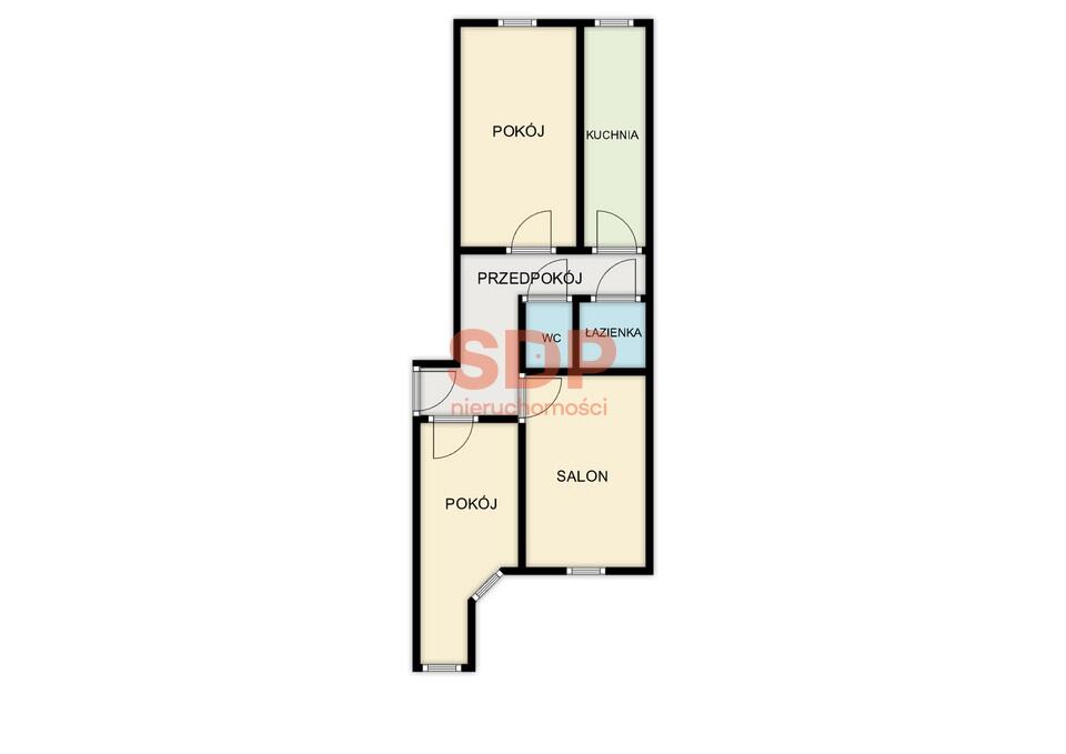 Mieszkanie 72&nbsp;m², Wrocław, Stare Miasto, Komuny Paryskiej - zdjęcie 11
