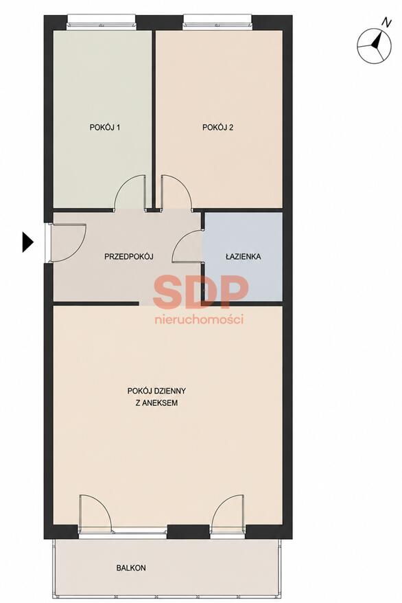 Mieszkanie 59 m², Wrocław, Fabryczna, Rędzińska - zdjęcie 5