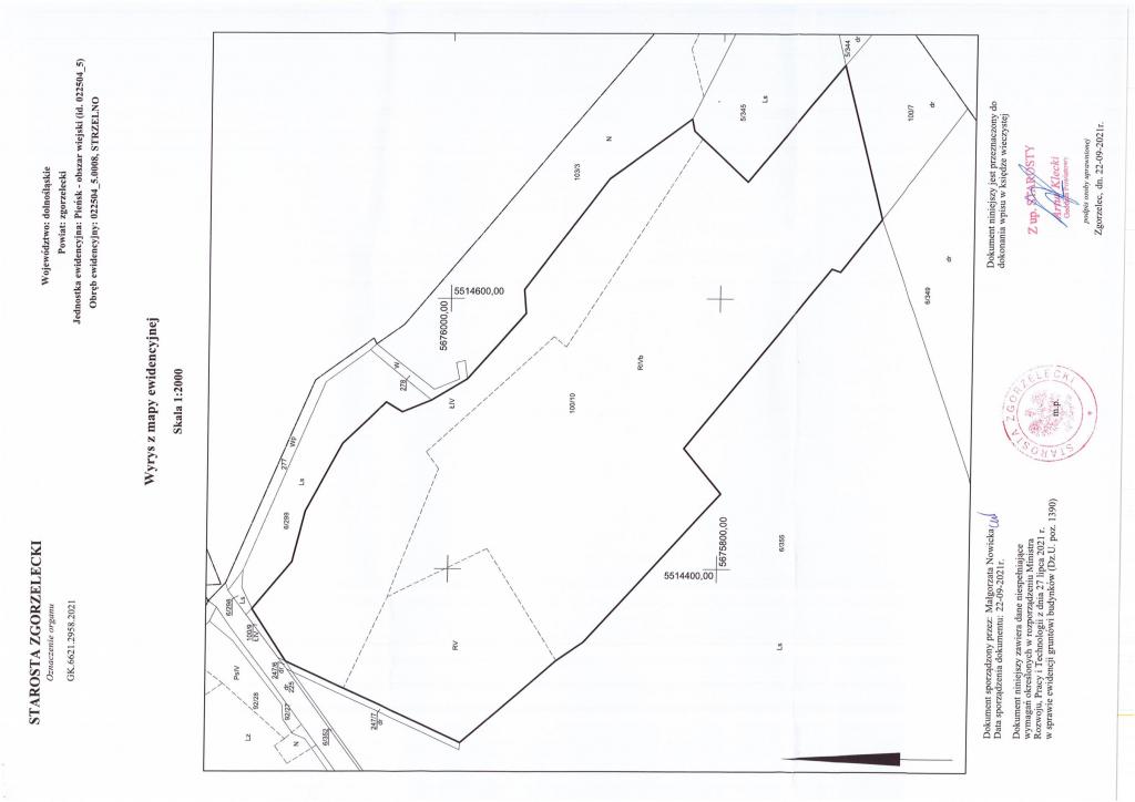 Działka inwestycyjna 9,81 ha, Strzelno, Zgorzelecka - zdjęcie 9