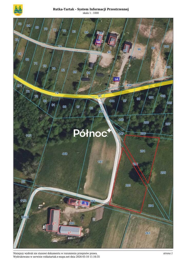 Działka rolna 1163 m², Polimonie - zdjęcie 2