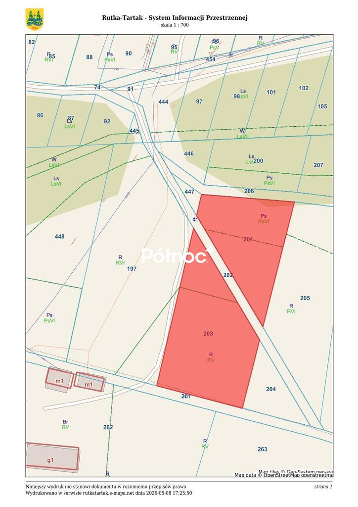 Działka rolna 1163 m², Polimonie - zdjęcie 3