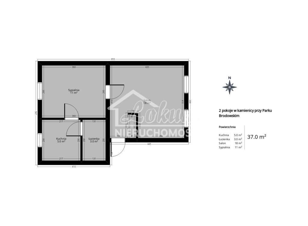 Mieszkanie 37 m², Szczecin, Niebuszewo, Rugiańska - zdjęcie 12