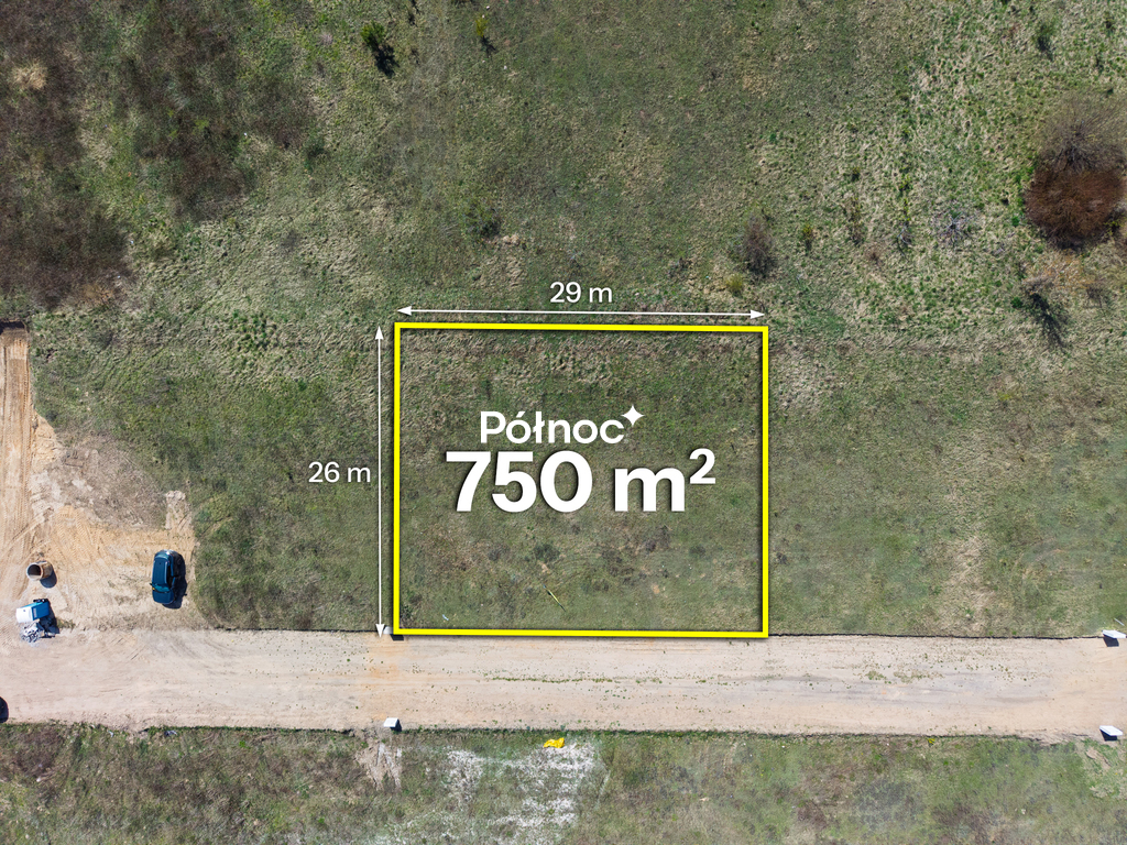Działka budowlana 751&nbsp;m², Łomża, Wąska - zdjęcie 6