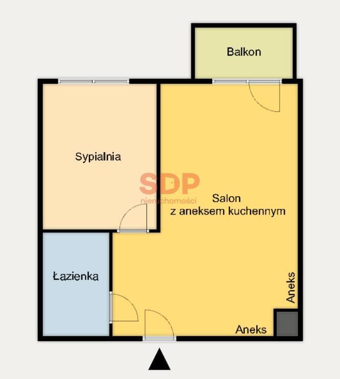 Mieszkanie 36&nbsp;m², Wrocław, Krzyki, Hubska - zdjęcie 13