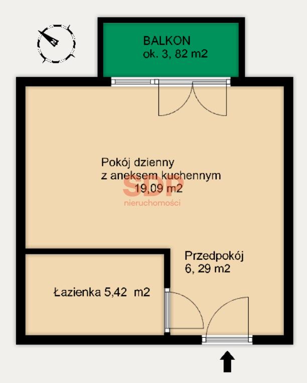 Mieszkanie 30 m², Wrocław, Długa - zdjęcie 2